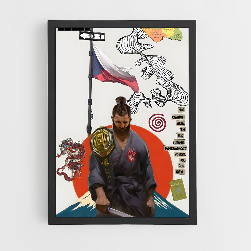 Poster The Last Samurai – affiche MMA (vue 2)